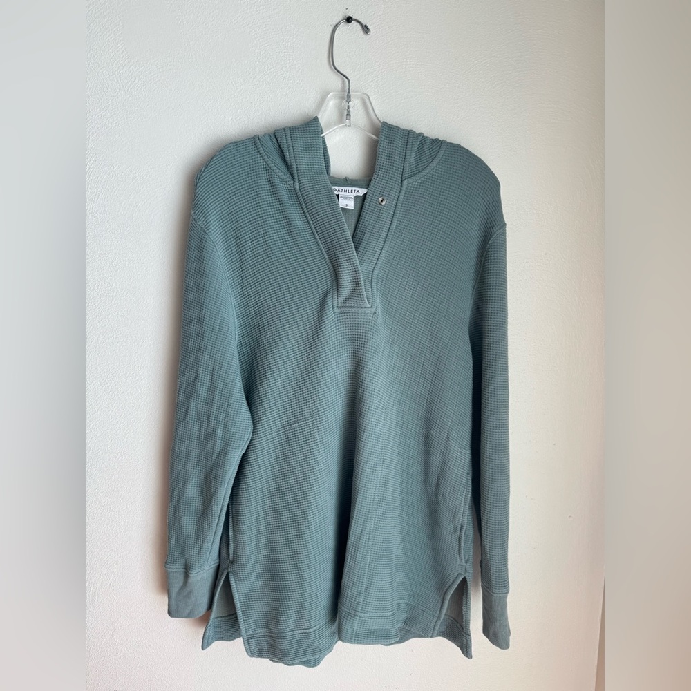 Athleta Coaster Luxe Waffle Hoodie Pullover - Picture 2 of 7